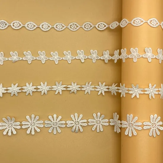 China Factory High Quality Custom Factory Embroidered New Style Chemical Lace Trim