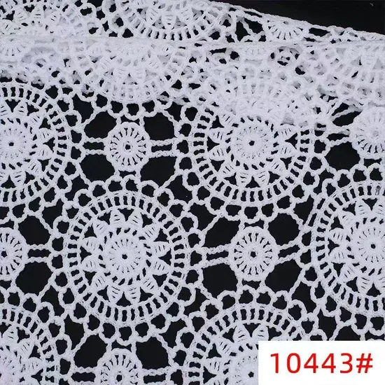 Polyester Lace Trim with Unique Embroidery for Fashion Needs