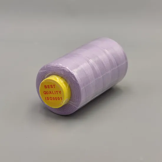 Sewing Use 20/2 20/3 20/4 30/2 30/3 40/2 40/3 50/2 50/3 60/2 Z- Twist Bright Raw White 100% Polyester Spun Yarn 48s/2 Sewing Thread Low Price
