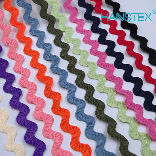 Wholesale Fashion Decoration Zigzag Lace Trimming Ric Rac Trim Lace