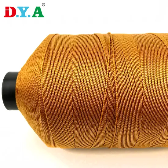 High Tenacity Low Shrinkage FDY 100% Polyester Thread for Shoe Sewing, Leather Bag Sewing, Kite Flying