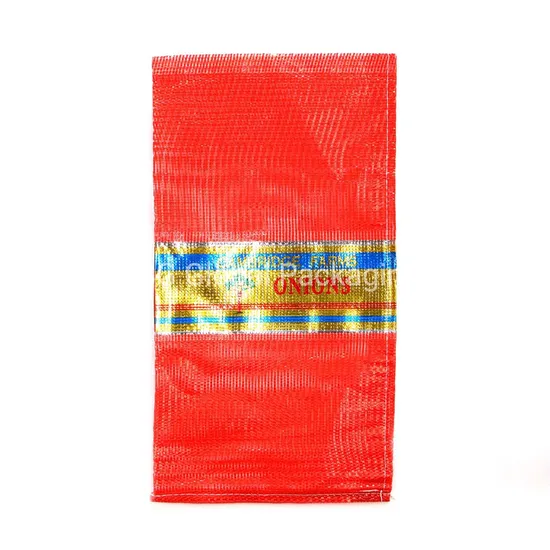 Grs SGS CE Factory Packaging Onion Potato Tomato Cabbage Garlic Orange Vegetable Fruit Firewood Seafood Plastic Packing Drawstring PP Tubular Leno Net Mesh Bag