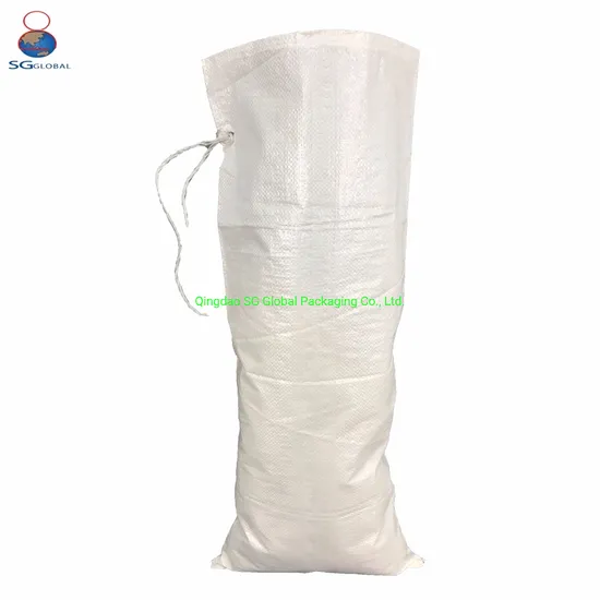 Grs China Factory Wholesale Plastic Packaging 25kg 50kg Empty Anti-UV Polypropylene Sack PP Woven Grain/Maize/Seed/Feed /Fertilizer/Chemical/Sand Bag