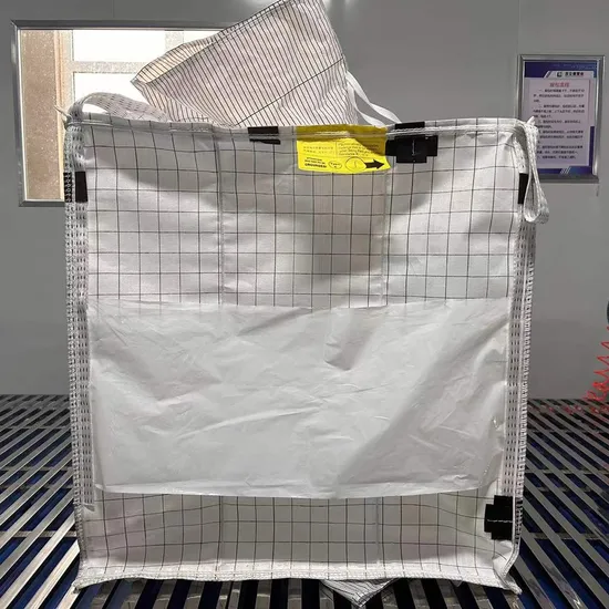 Wholesale 1ton Super Sack Type C Sling Tote Bag 1200kg PP Bulk Bag Anti-Static FIBC Jumbo Bag Conductive 1.5ton Big Bag
