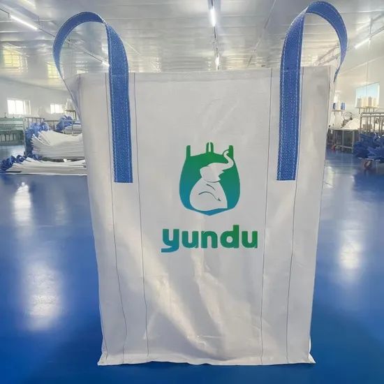 FIBC PP Woven Jumbo FIBC Bulk Bag Plastic Packaging Big Bag 1000kg Super Sack 1.5 Ton Baffle Woven Big Sand Bag PP Super Large Bag UV Saco 1500kg