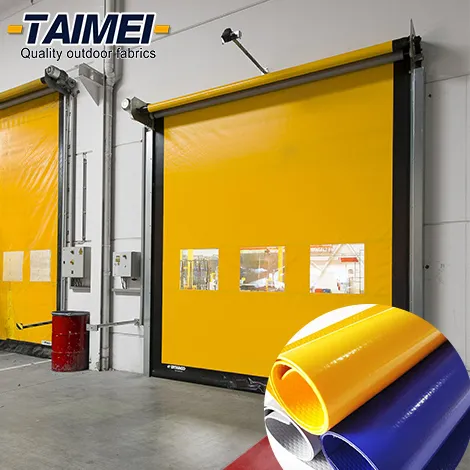 Porte Rapide in PVC Shutter Entry Fast PVC Shutter Door Fabric Industrial High Speed Door Fabric
