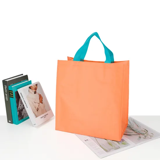 OEM/ODM Laminated PP Woven Reusable Shopping Grocery Bag with Logo Printed