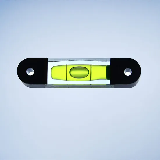 High Quality Machined Bubble Level with Screw Holes Rb-Sq701516