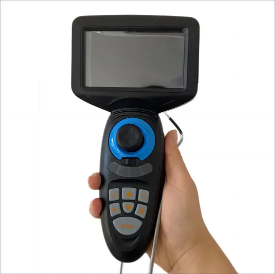 Flexible Endoscope Camera with 120 Degrees Articulation, 6mm Probe Lens, 4.5 Inch Monitor