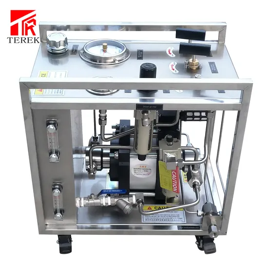 Terek Brand Pneumatic Liquid Booster Pump for Hydrostatic Test and Blasting Test