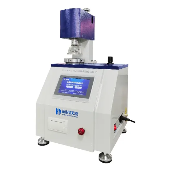 PLC Control Bursting Strength Test Machine