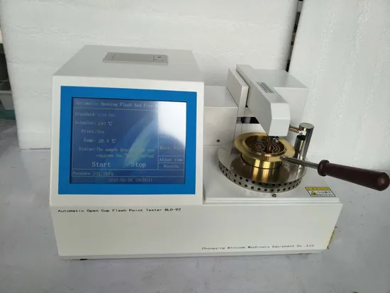 ASTM D92 Automatic Engine Oil Open Cup Flash Point Tester