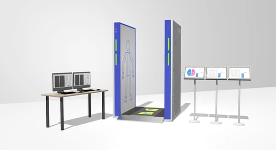 80GHz Millimeter Wave Human Body Security Scanner