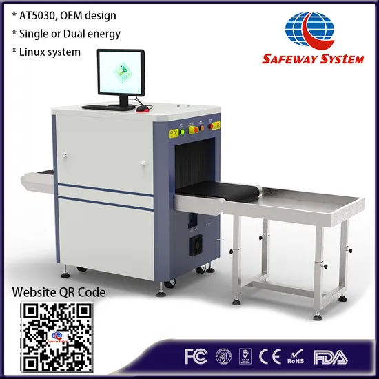 Good Factory Price 5030A Small Size X Ray Baggage Scanner for Security Inspection
