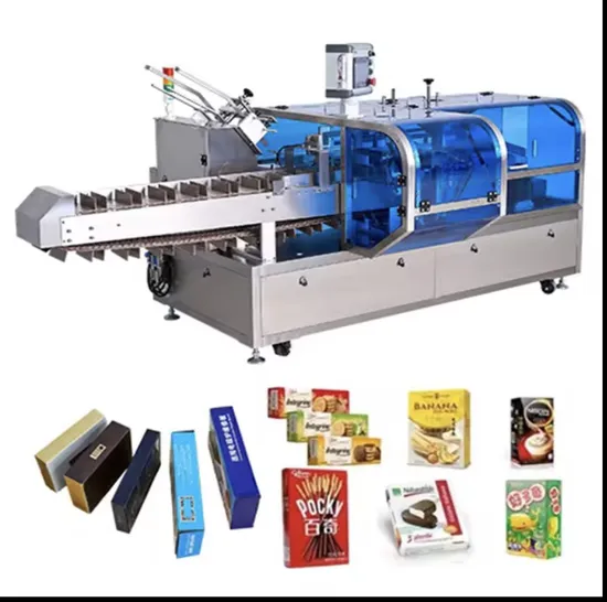 Automatic Horizontal Popsicle Box Packing Machine Ice Pops Blocks Cartoning Packaging Machine