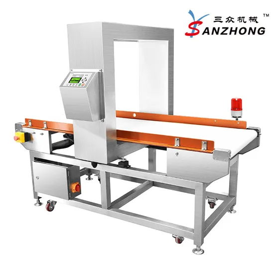 Metal Detector with Metering and Weighing for Food Delivery Inspection