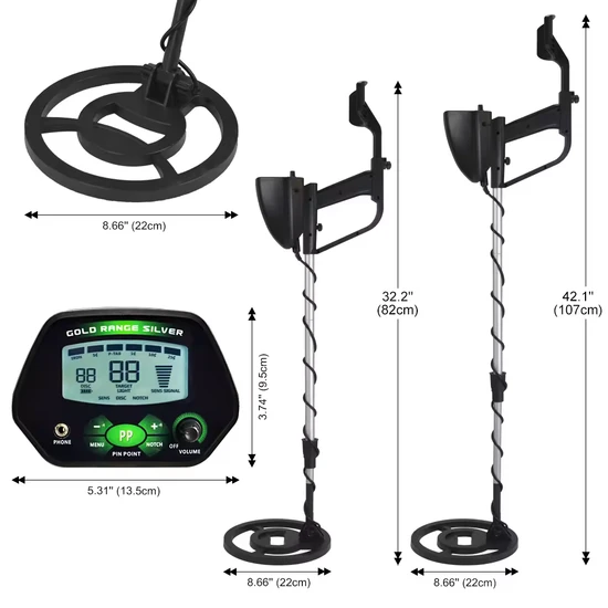 Professional Gold and Silver Detector with 10m Depth Capability
