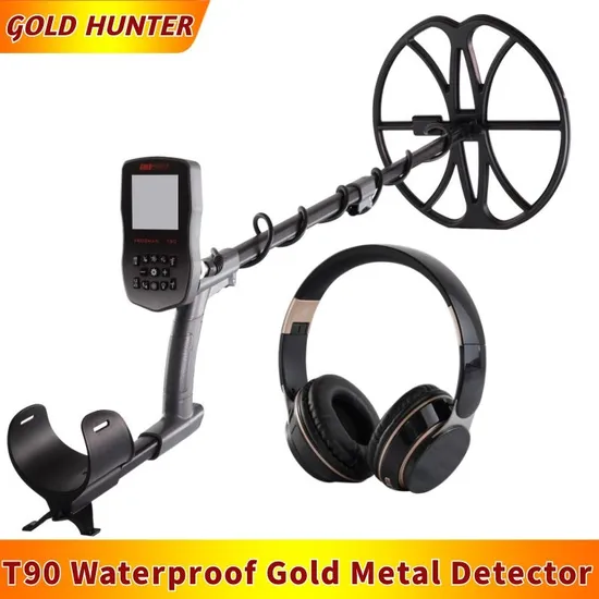 Frogman T90 Long Rang Gold Detector Pinpointer Waterproof Underground Metal Detector