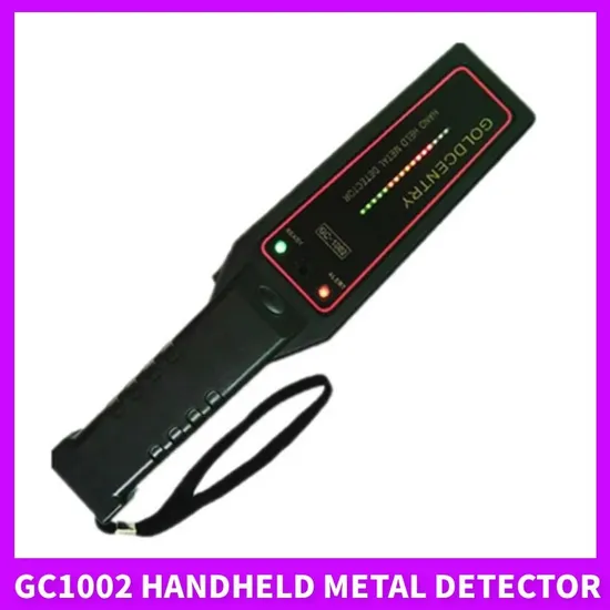 Gc1002 Advanced Handheld Metal Detector with High Sensitivity