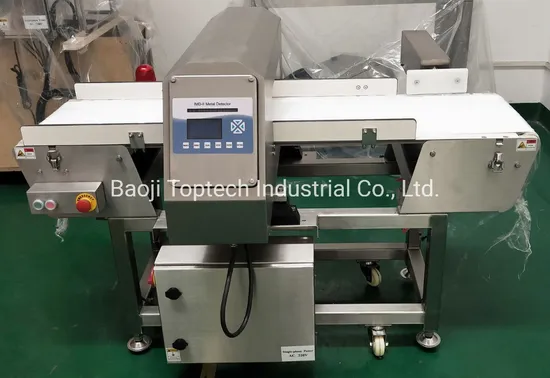 High Accuracy Food Metal Detector Auto Reject for Food Inspection
