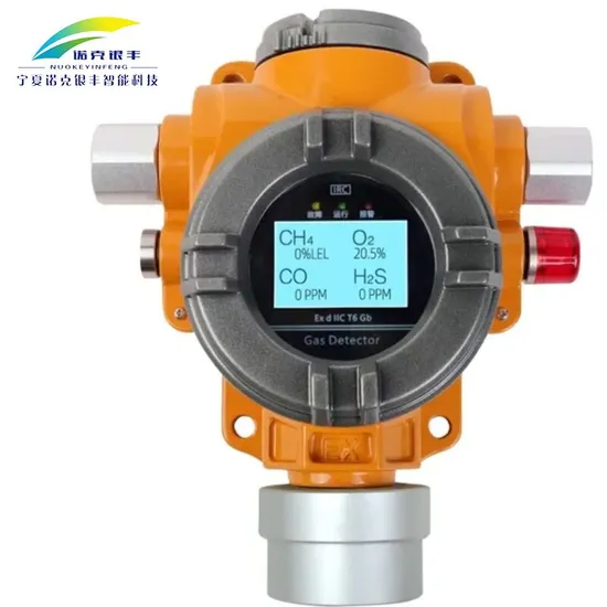 Flue Gas Analyzer Industrial Fixed 4 In1 Gas Detector