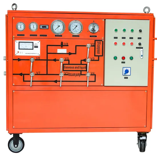 Efficient Sf6 Gas Recovery System Tester with Advanced Filtration New Technology