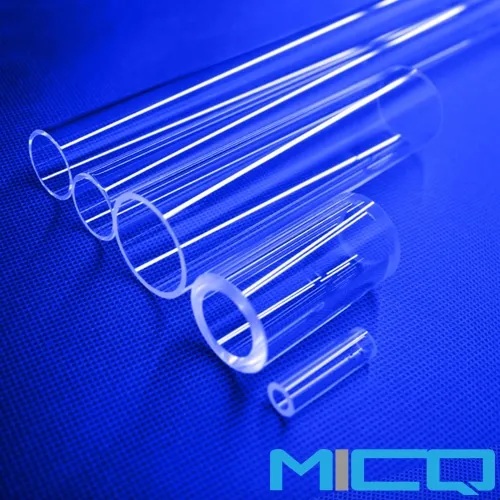 Fused Silica High Temperature High Purity Transparent Clear Quartz Tube