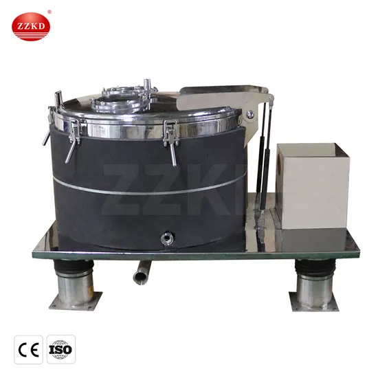 Lab Ethanol Herb Extraction Centrifugal Extractor Separation Equipment Hemp Oil Extraction Industrial Basket Filter Centrifuge Separator