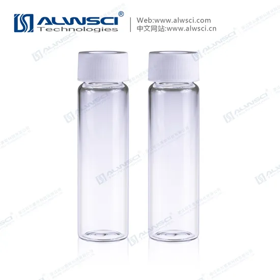 Alwsci 40ml Clear Glass EPA/Toc Vial Ultra Clean Vial