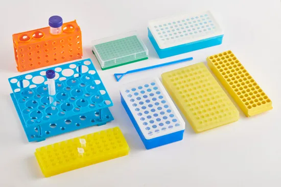 OEM 1.5ml Microtube Racks Double Side Lab Use Centrifuge Tube Rack