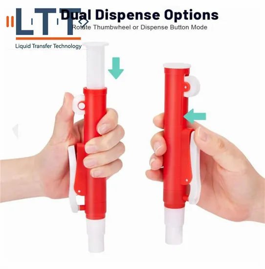 High Precision 2ml 10ml 25ml Plastic Transfer Adjustable Pipette Pump