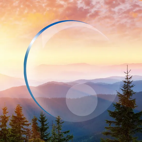 1.56 Bifocal Invisible Blue Cut Hmc EMI Optical Lenses Hot Sale Eyeglass Optical Lenses