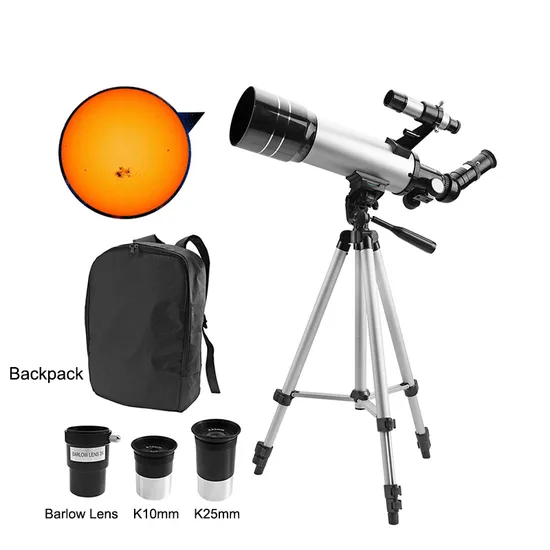 Travel Telescope Portable Single Monocular Telescope for Adults Kid Astronomy Beginners Refractor Telescope