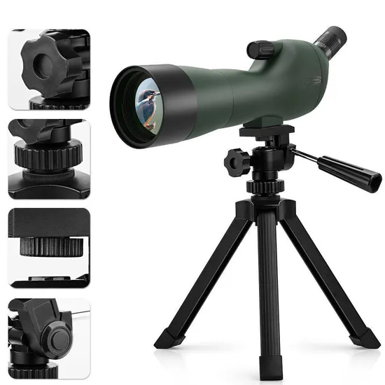 20-60X60ae 45s Scope Degree Angled Spotting Scope with Tripod Telescope