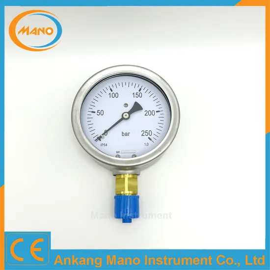 High Quality Pressure Gauge-Half Stainless Steel Manometer Bayont Gauge