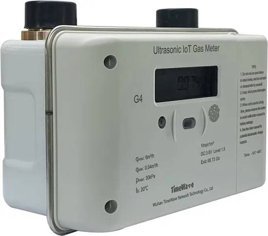 Smart Ultrasonic Gas Meter with Prepaid Remote Control and Lora/Lorawan/Nb, G1.6/G2.5/G4/G6/G10/G16/G25/G40/G65
