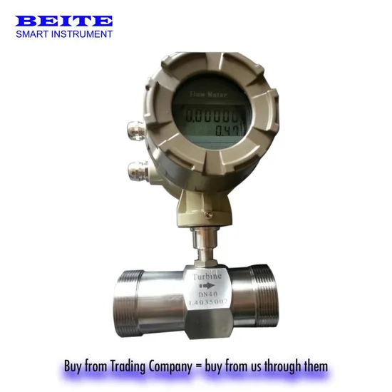 Liquid Water Flow Meter 1inch Turbine Water Flow Meter Flow Measure Flowmeter