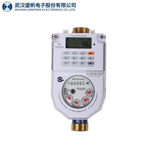 IP68 DN 15 Sts Keypad Prepaid Water Meter
