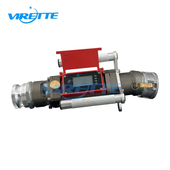 Digital Portable Oil Fuel Dispenser Flow Meter Station Feed System Portable Diesel Unloading Gravity with Qquick Connector Liquid Turbine Flow Meter