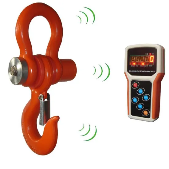 Ocs Portable Heavy Duty Electronic Digital LCD LED Display Type and Lithium Battery Wireless Crane Scales Hanging Scale Hook Scale for Roll Steel Weighing