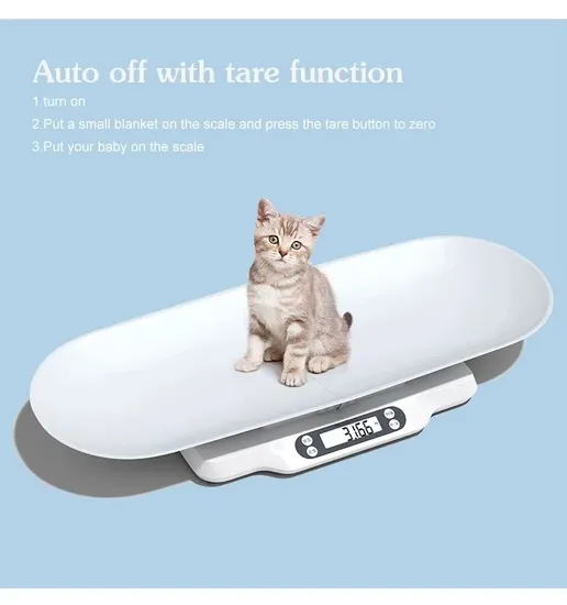 High Precision Pediatric Rechargeable Baby Scale 30kg 2g Weighing Baby with Tray