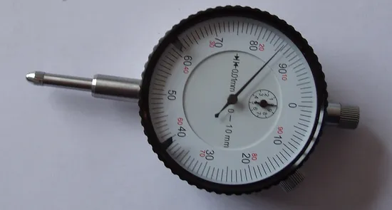 Metric Dial Indicator Dial Gauge with Test Certificate (with lugger back Steel Shall plastic box)