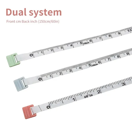 150cm/60 Inch Body Measuring Tape Automatic Telescopic Tape Measuring Ruler Film Body Metric Centimeter Soft Tape