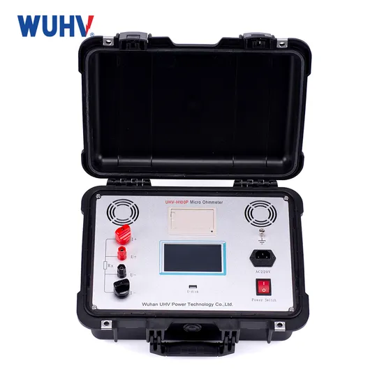 Uhv-H100p High Precision 100A Micro Ohm Meter Loop Resistance Test Set Contact Resistance Tester