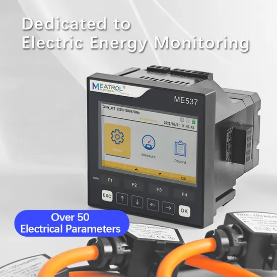 Modbus TCP Power Analyzer Ethernet Panel Meter Meatrol Me537 Energy Consumption Analysis Power Quality Analyzer