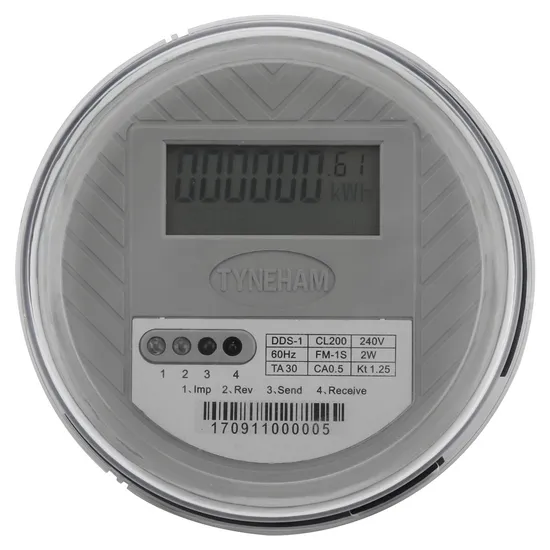 1 ANSI Single Phase Two Wire LCD Round Socket Kwh Meter 1s