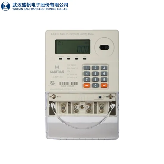 Sts Keypad Prepaid Single Phase Electricity Energy Meter