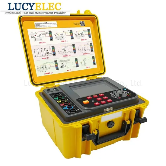 Lucyelec Double Clamp Multifunction Ground Resistance and Soil Resistivity Tester