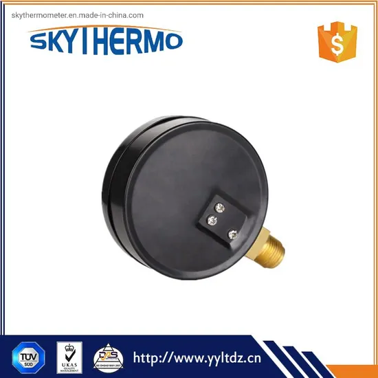 100mm Iron Case Bottom Connection Pressure Gauge Manometer 0-10bar U Tube Manometer