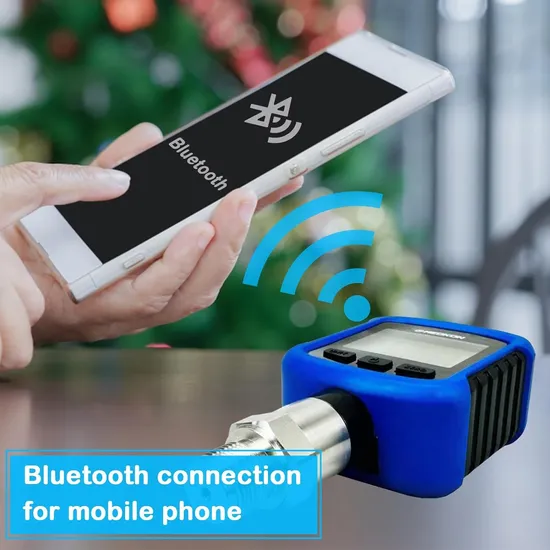 Plastic Shockproof 330-Degree Rotating Digital Pressure Guage with 3D Model